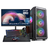 Gamer Essential Setup – R5 5600X, RTX 5060 + XGC-120 + X24G14IFF 144 Hz